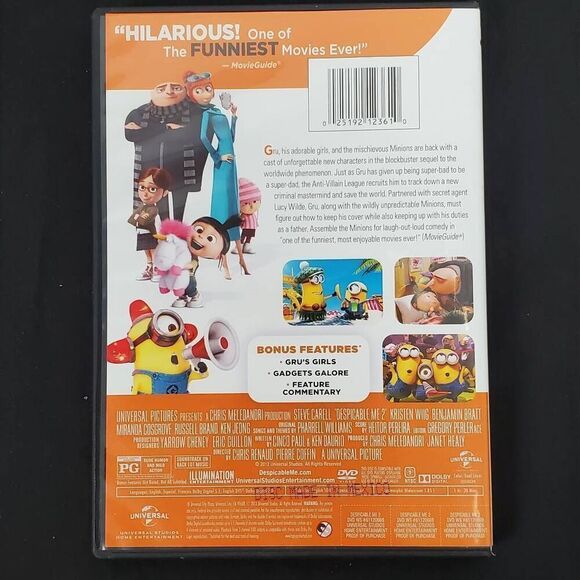 Despicable Me 2 (2013 Film) Comedy/Family [DVD] - Picture 5 of 5